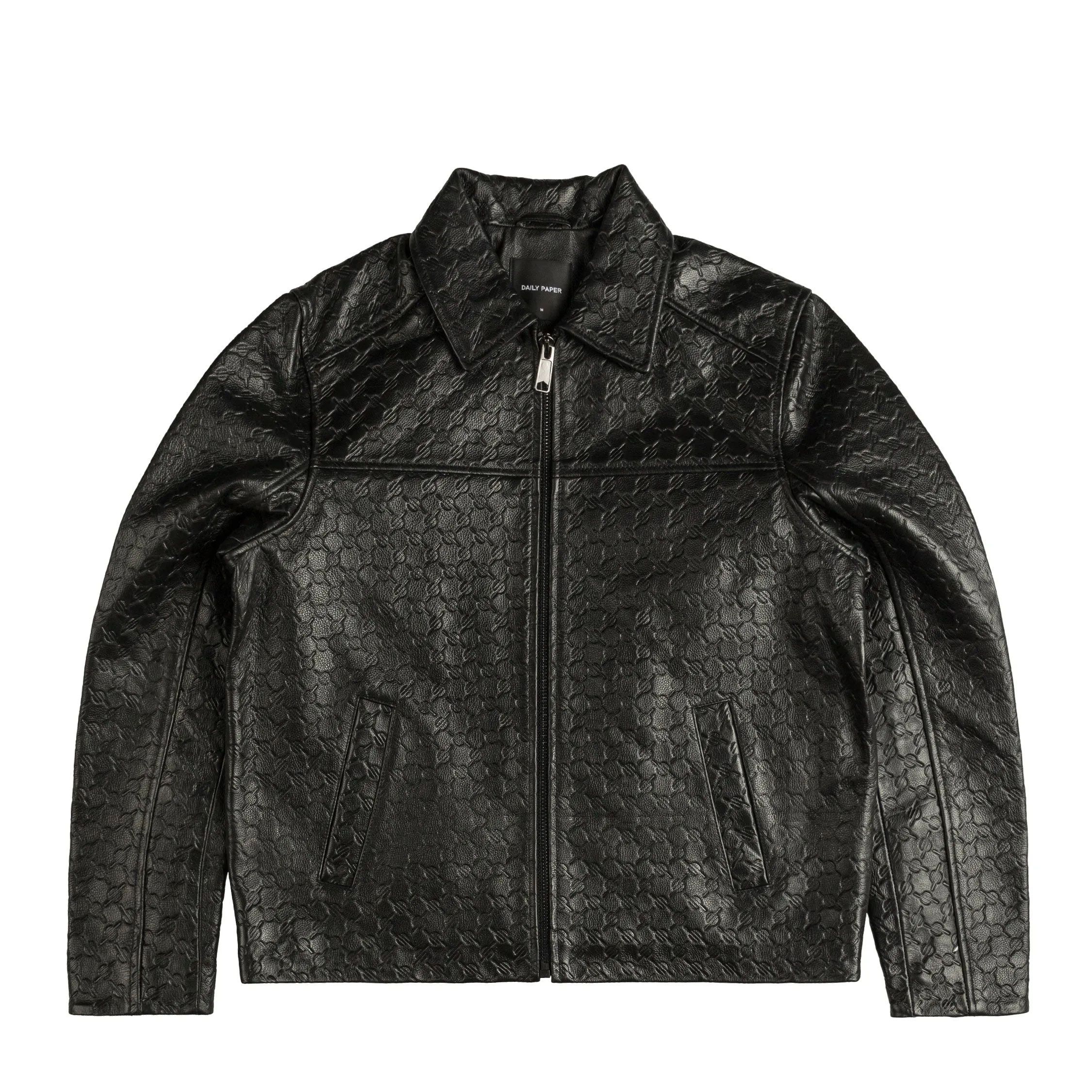 Daily Paper Silence Monogram Leather Jacket sold by Asphalt Gold
