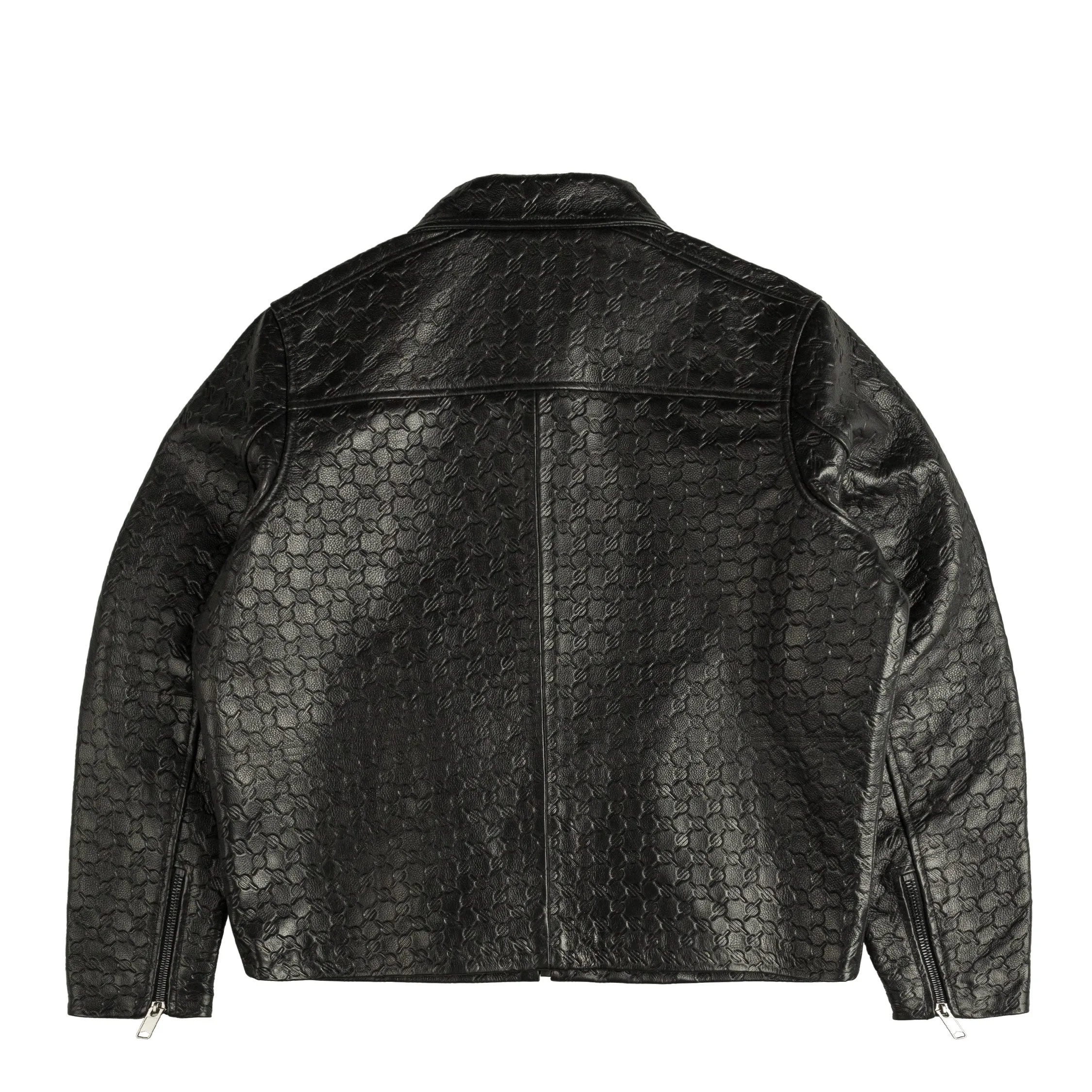 Daily Paper Silence Monogram Leather Jacket sold by Asphalt Gold product image thumbnail 2