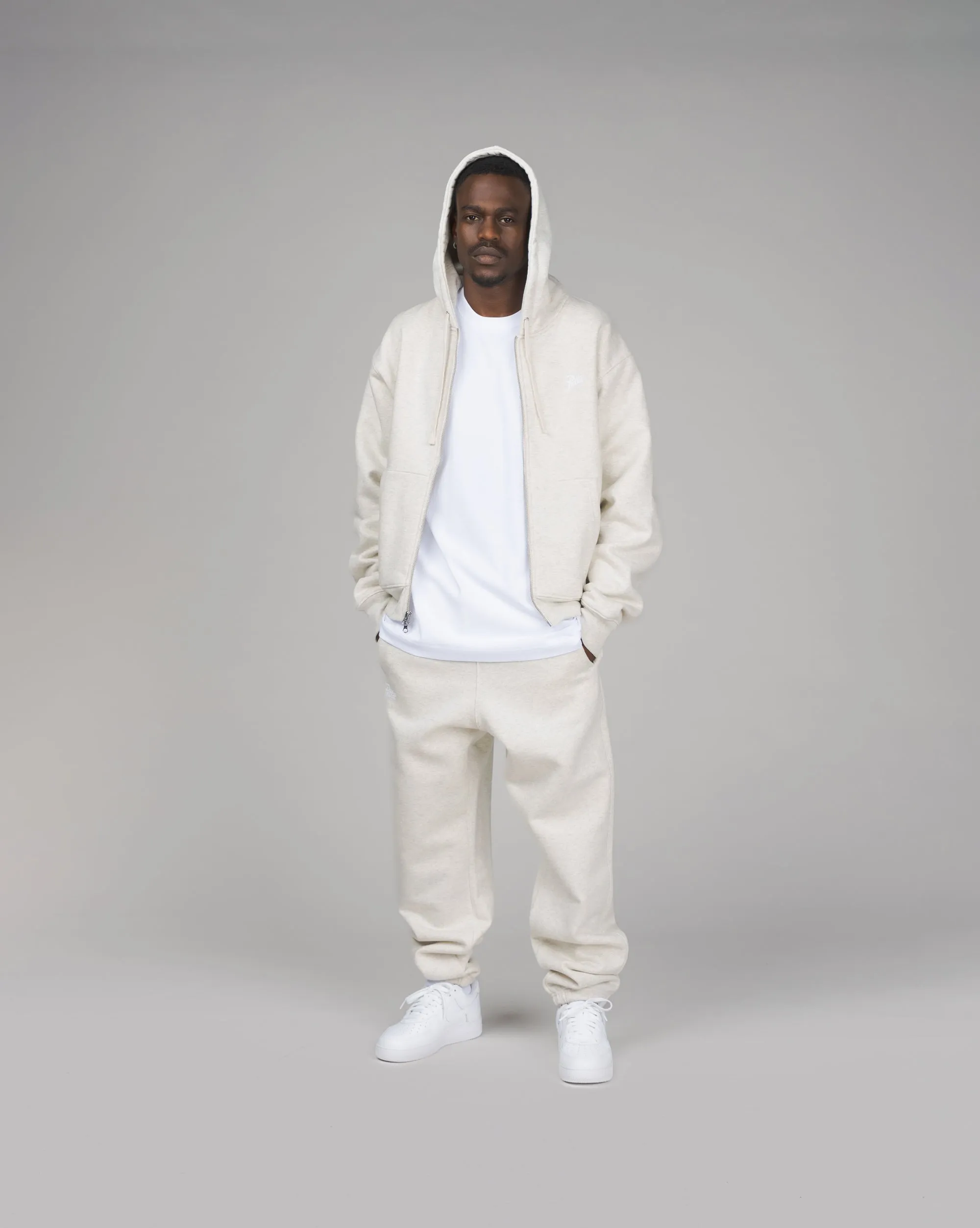 Patta Basic Waffle Zip Hooded Sweater sold by Asphalt Gold product image thumbnail 2