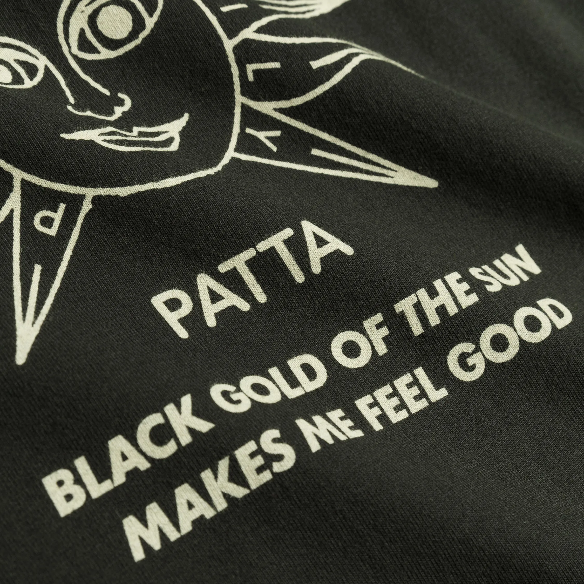 Patta Black Gold Sun T-Shirt sold by Asphalt Gold product image thumbnail 4