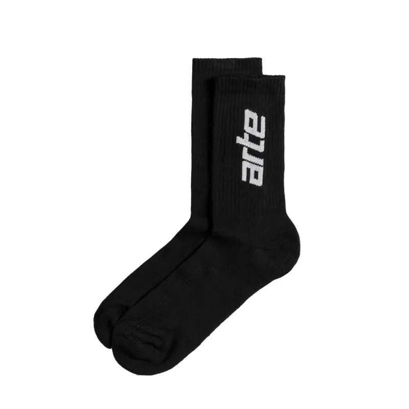 Arte Antwerp Vertical Logo Socks sold by Asphalt Gold