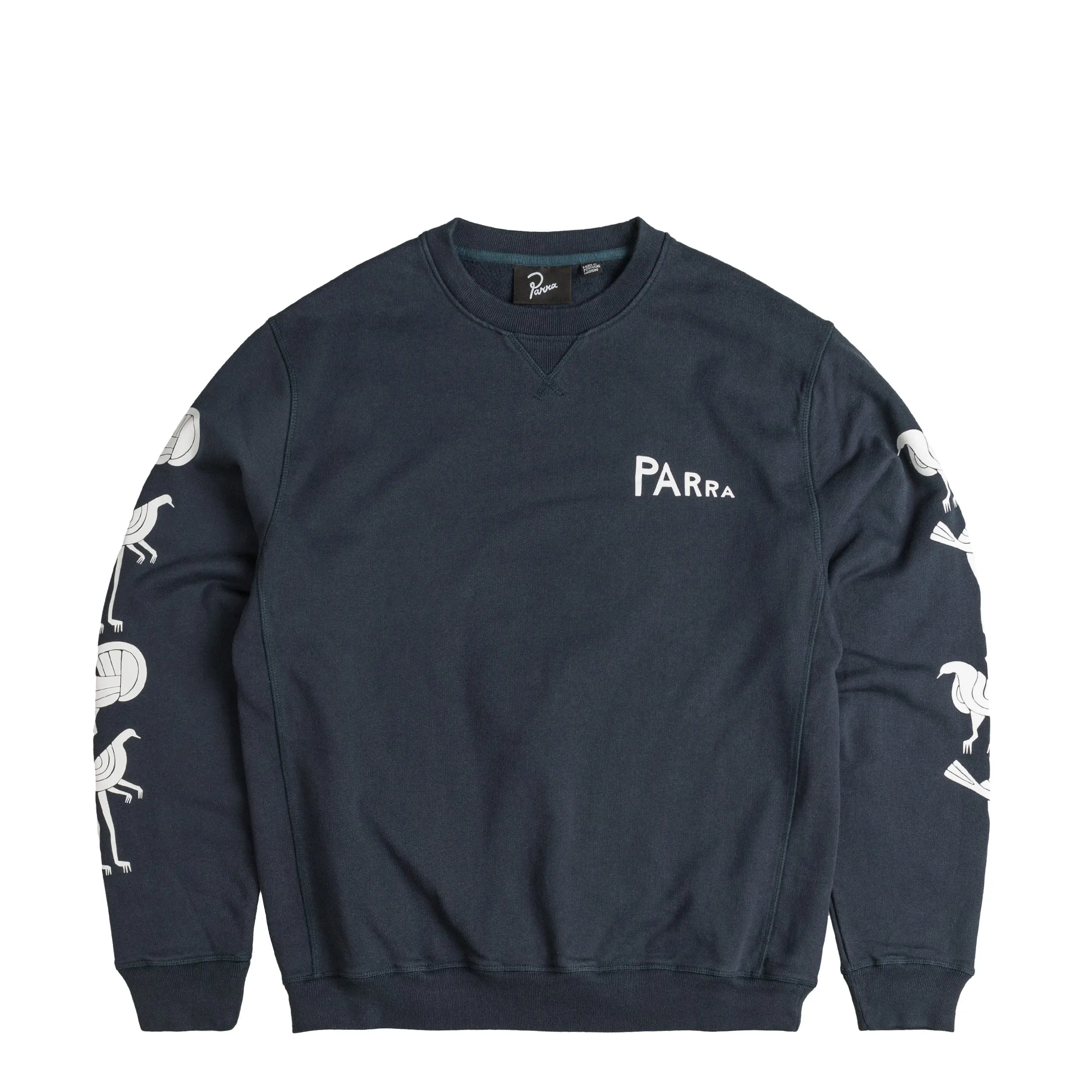By Parra Fancy Pigeon Crewneck sold by Asphalt Gold