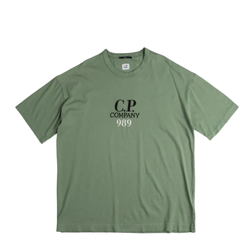 C.P. Company 20/1 Jersey Boxy Logo T-Shirt sold by Asphalt Gold