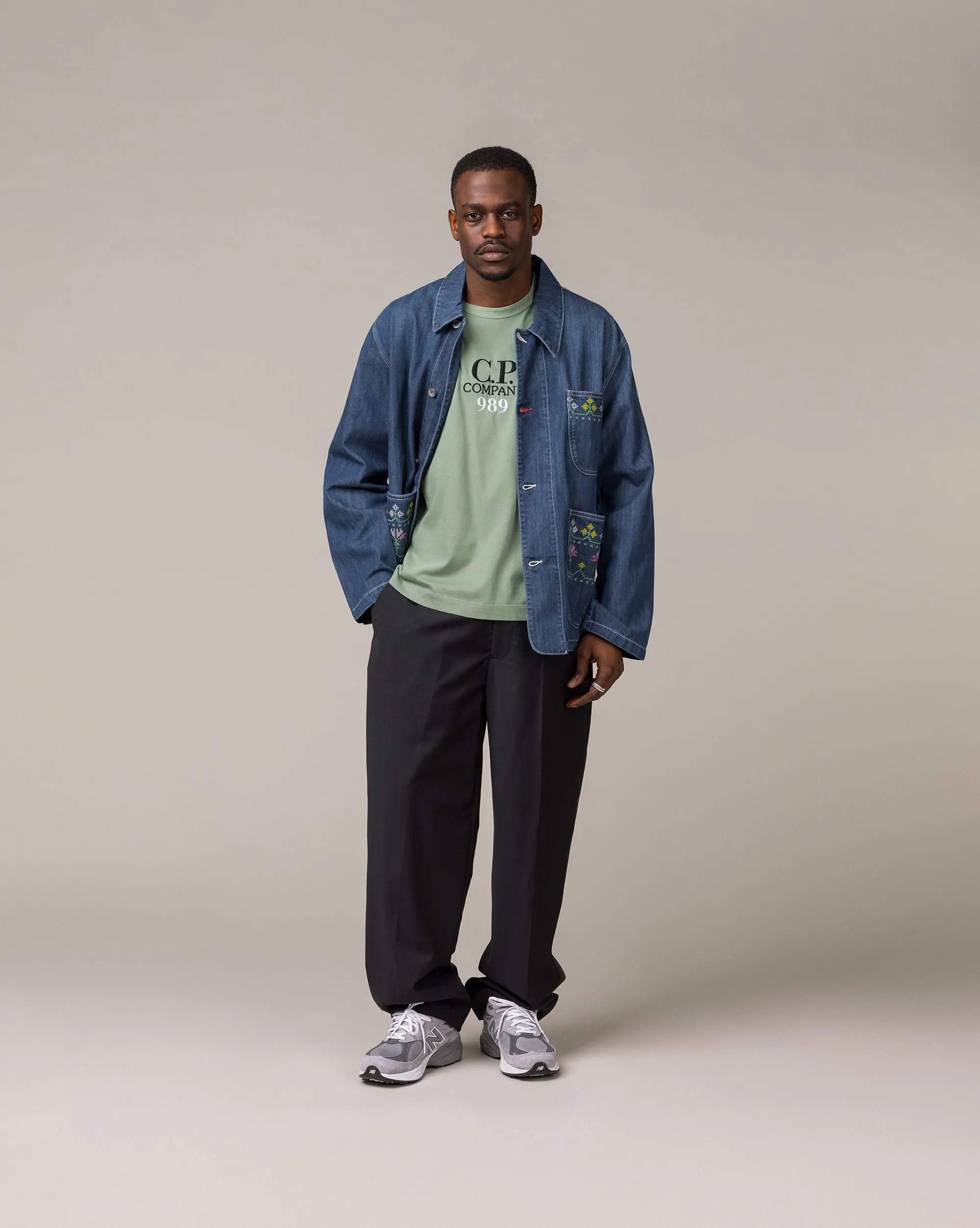 C.P. Company 20/1 Jersey Boxy Logo T-Shirt sold by Asphalt Gold product image thumbnail 2