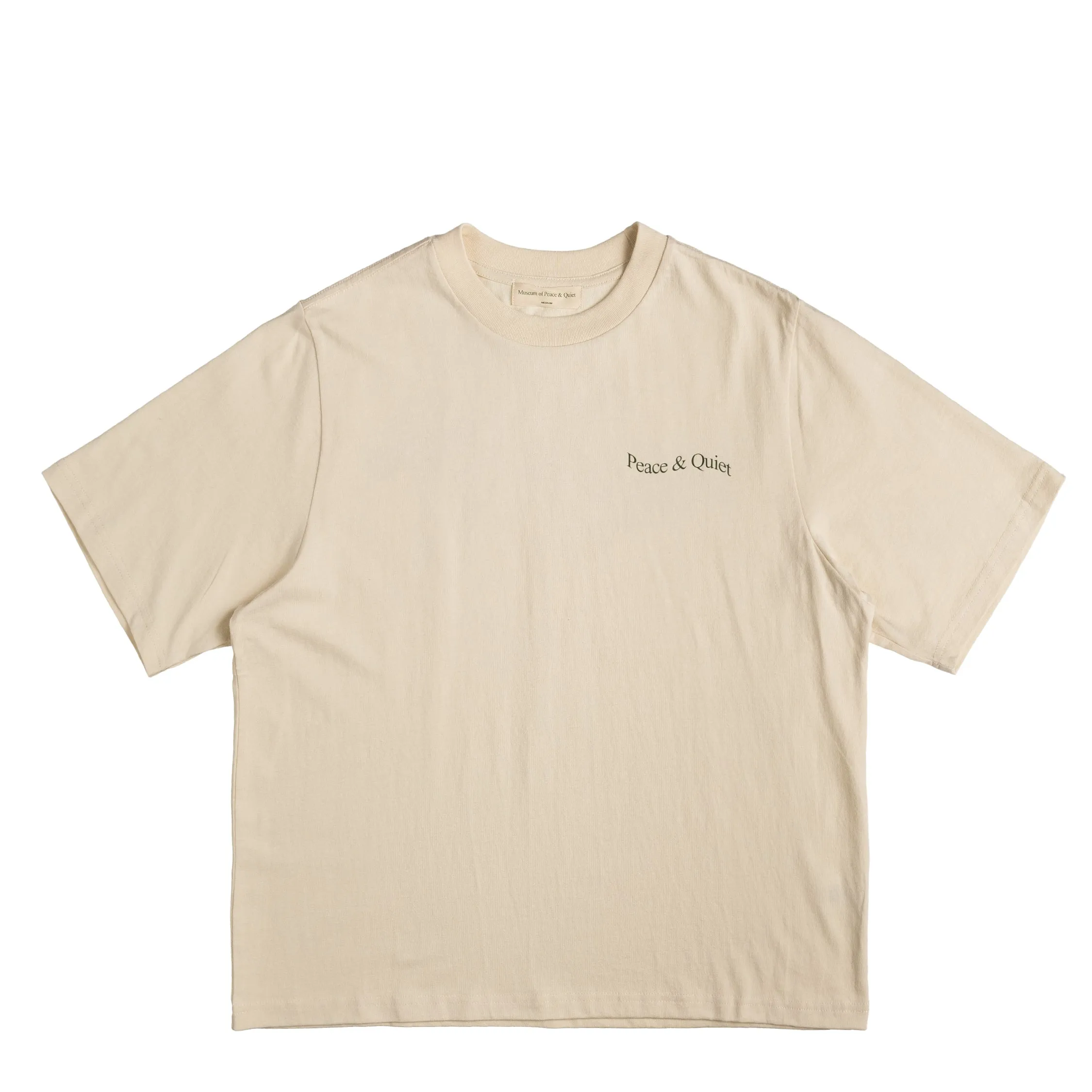 Museum of Peace & Quiet Wordmark T-Shirt sold by Asphalt Gold product image thumbnail 2