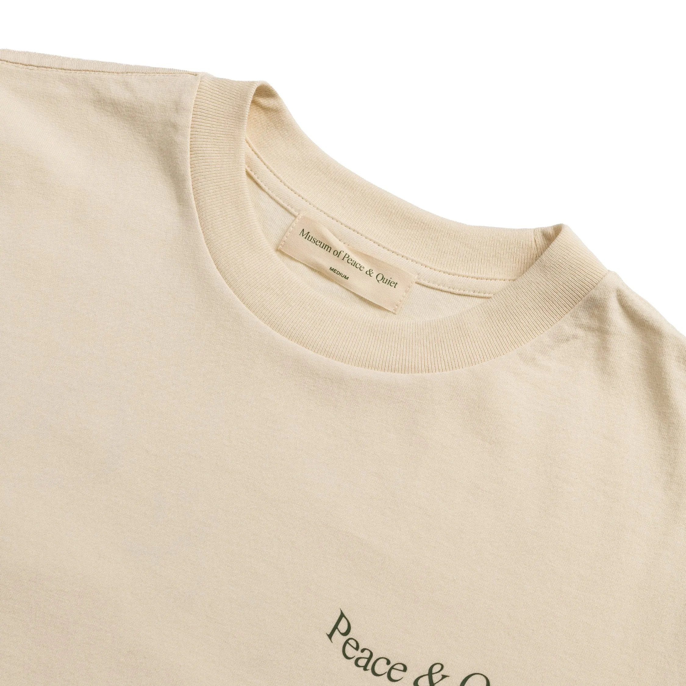 Museum of Peace & Quiet Wordmark T-Shirt sold by Asphalt Gold product image thumbnail 3