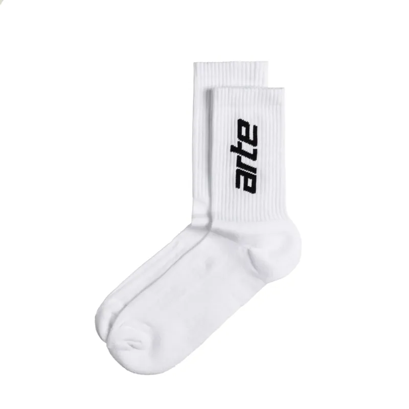 Arte Antwerp Vertical Logo Socks sold by Asphalt Gold