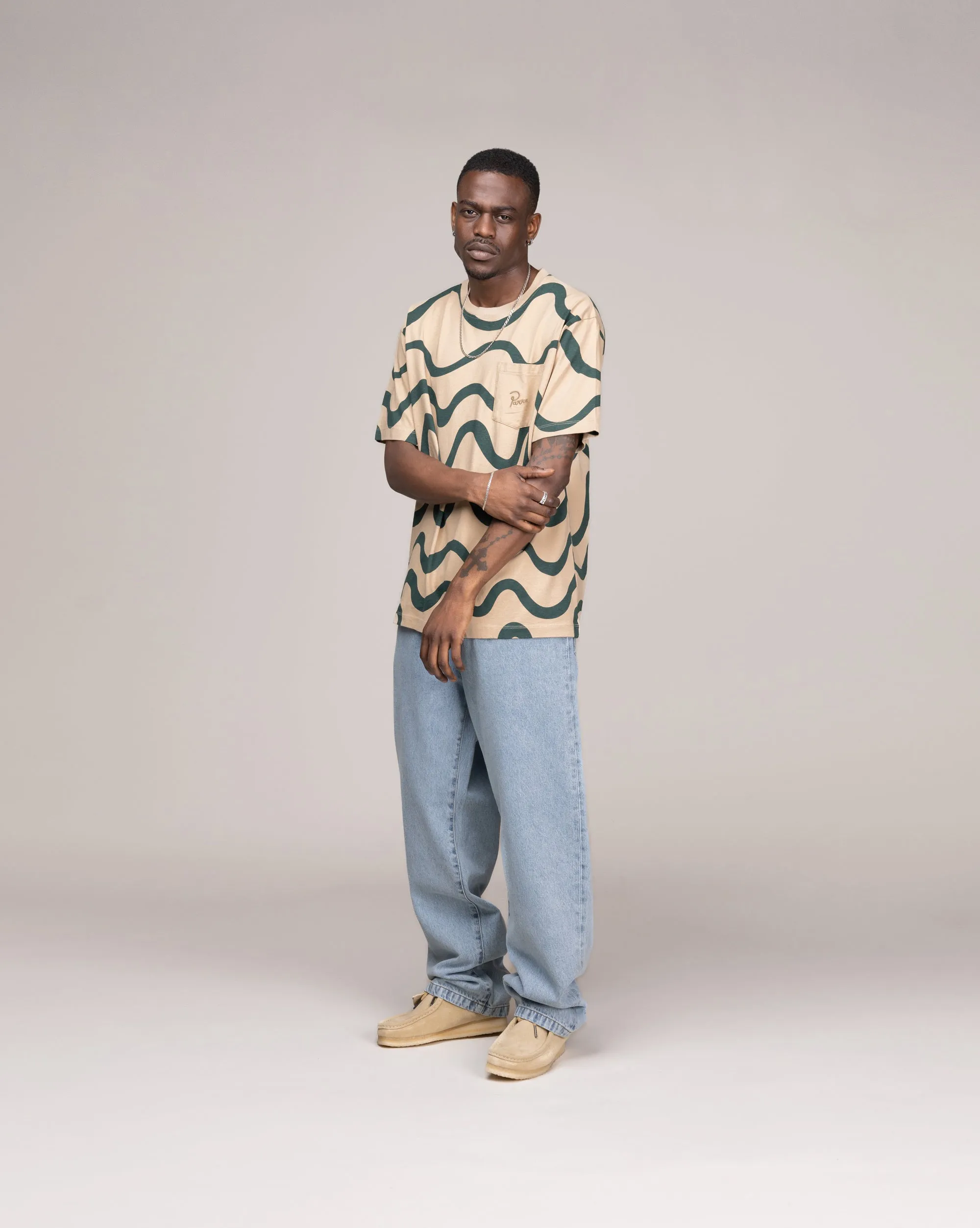 By Parra Sound Waved T-Shirt (Tan) sold by Asphalt Gold product image thumbnail 2