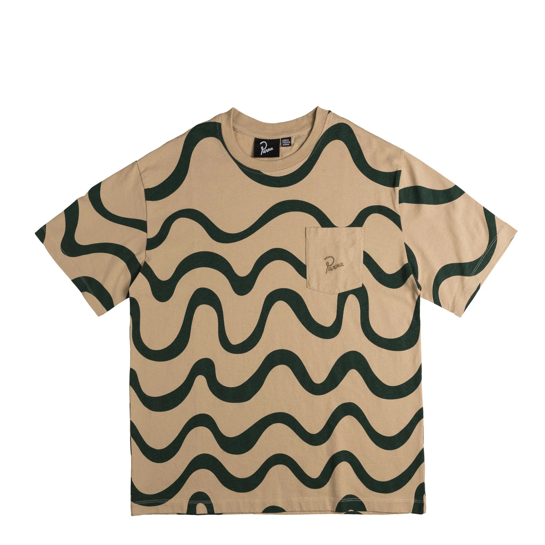 By Parra Sound Waved T-Shirt (Tan) sold by Asphalt Gold