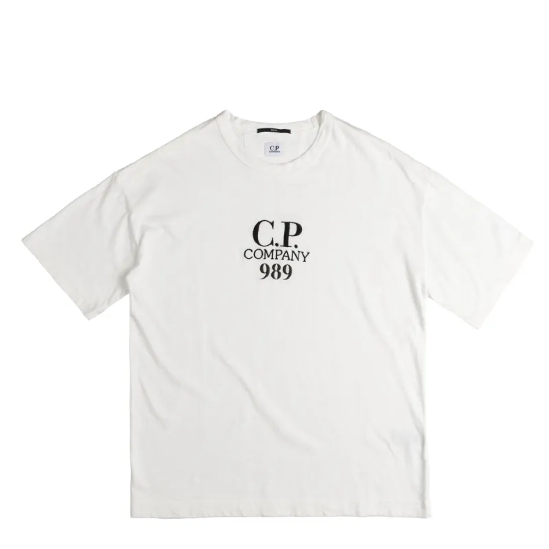C.P. Company 20/1 Jersey Boxy Logo T-Shirt sold by Asphalt Gold