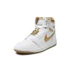 Nike Wmns Air Jordan 1 Retro High OG *White and Gold* sold by Asphalt Gold