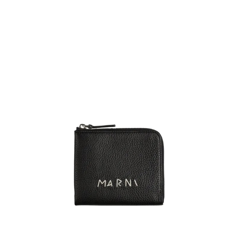 Marni Zip Around Leather Wallet sold by Asphalt Gold