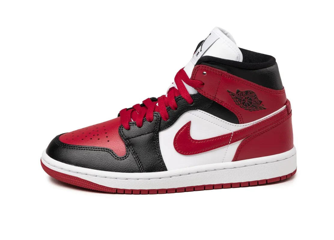 Nike Wmns Air Jordan 1 Mid *Bred Toe* sold by Asphalt Gold