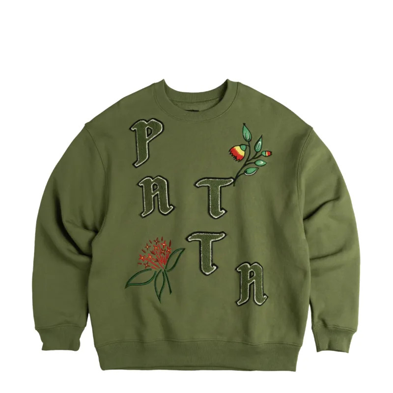 Patta Flowers Crewneck Sweater sold by Asphalt Gold