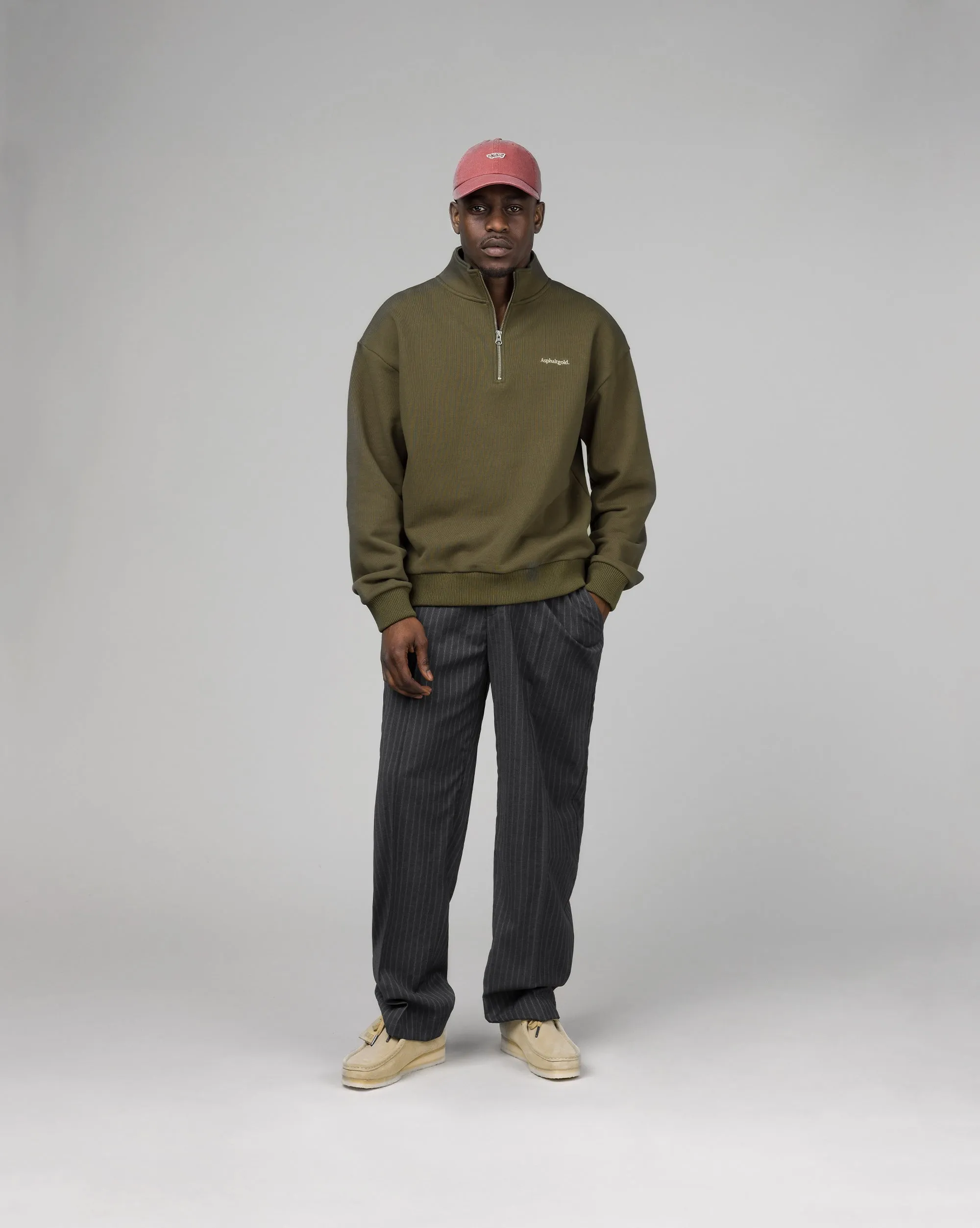 Asphaltgold *Never Enough.* Half Zip Sweater sold by Asphalt Gold product image thumbnail 2