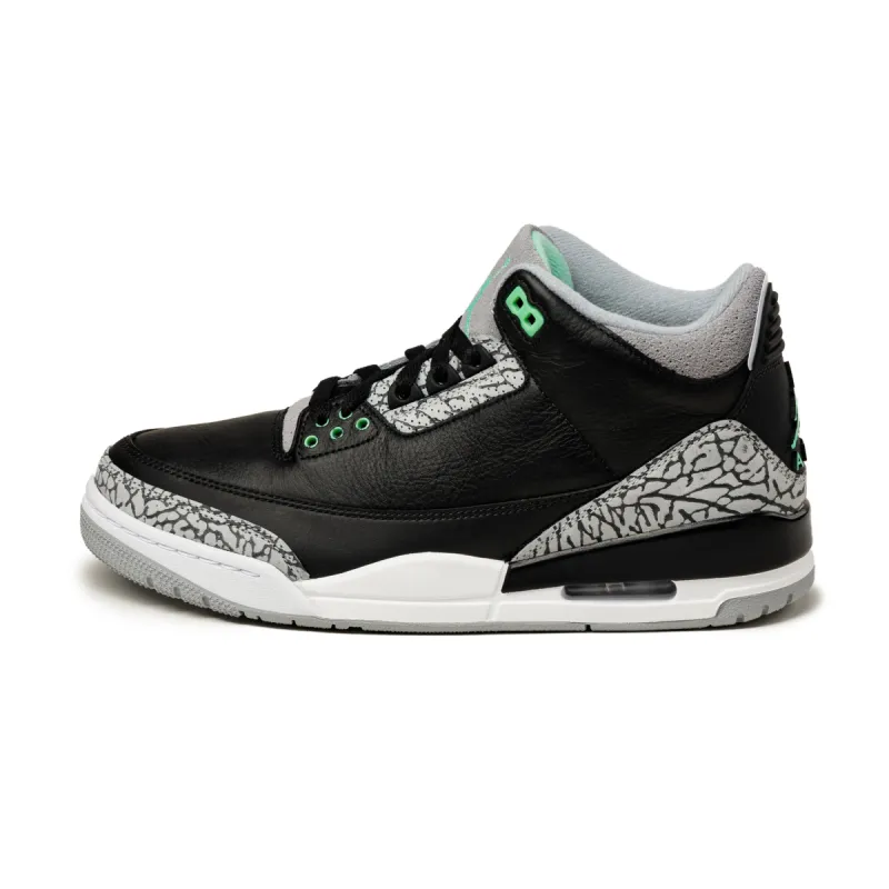 Nike Air Jordan 3 Retro *Green Glow* sold by Asphalt Gold