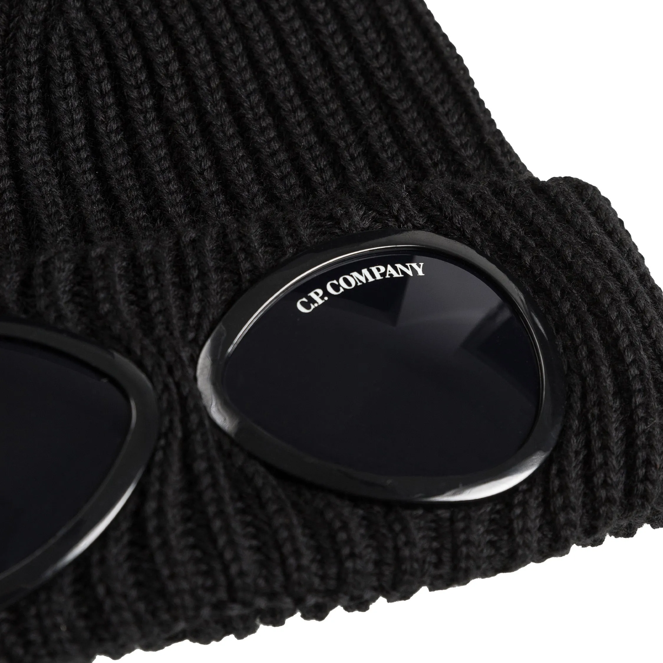 C.P. Company Extra Fine Merino Wool Goggle Beanie sold by Asphalt Gold product image thumbnail 3