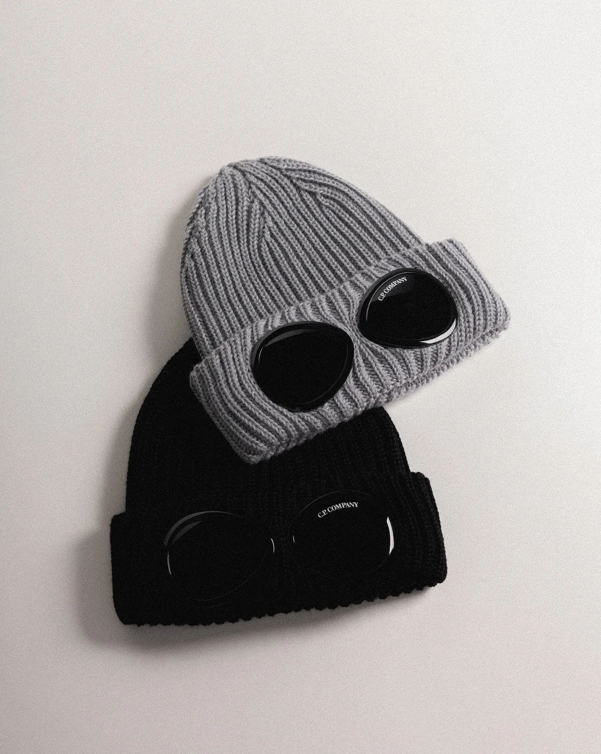 C.P. Company Extra Fine Merino Wool Goggle Beanie sold by Asphalt Gold product image thumbnail 4