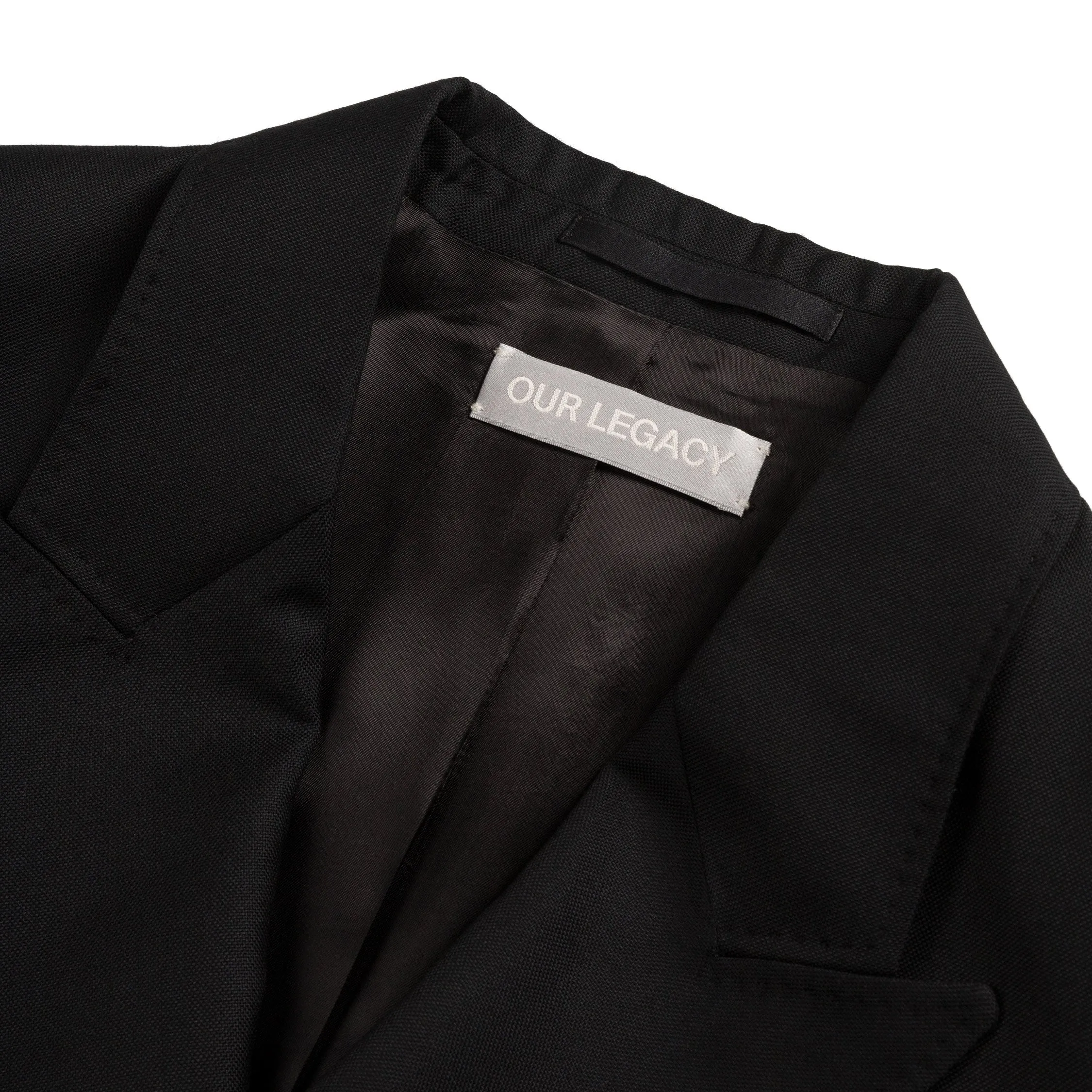 ジャケット・アウター our legacy unconstructed db blazer 46 Our Legacy - Unconstructed DB Blazer Black Virgin Wool