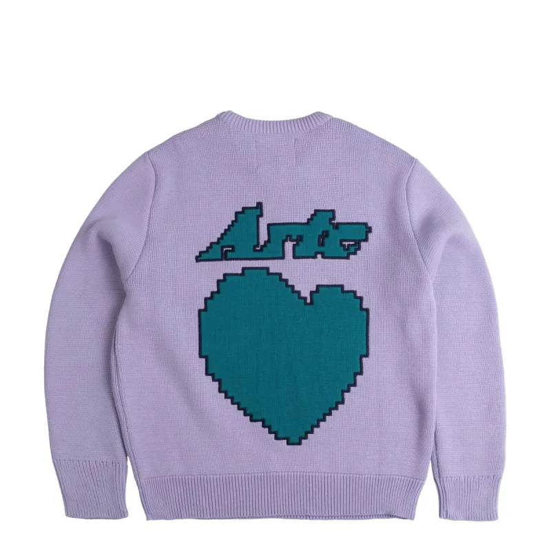Arte Antwerp Kobe Back Pixel Heart Sweater sold by Asphalt Gold