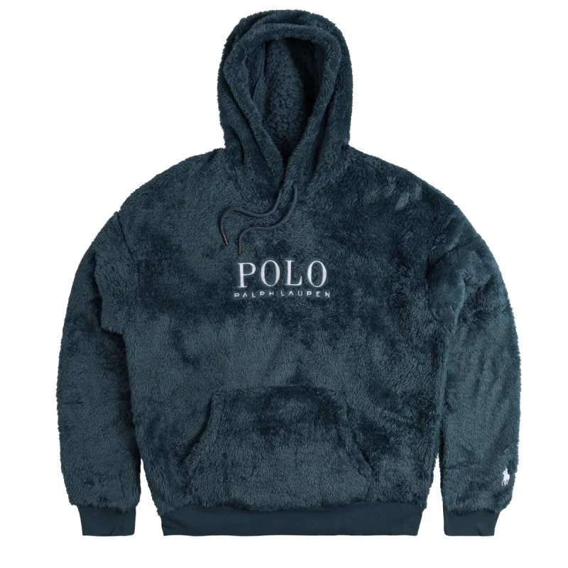 Polo Ralph Lauren Logo Pile Fleece Hoodie sold by Asphalt Gold
