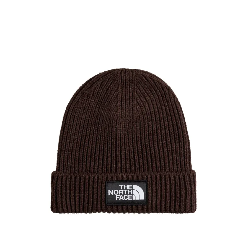 The North Face Logo Box Cuff Beanie sold by Asphalt Gold