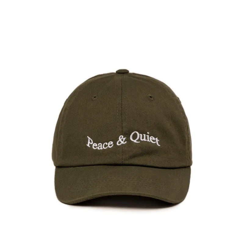 Museum of Peace & Quiet Wordmark Dad Hat sold by Asphalt Gold