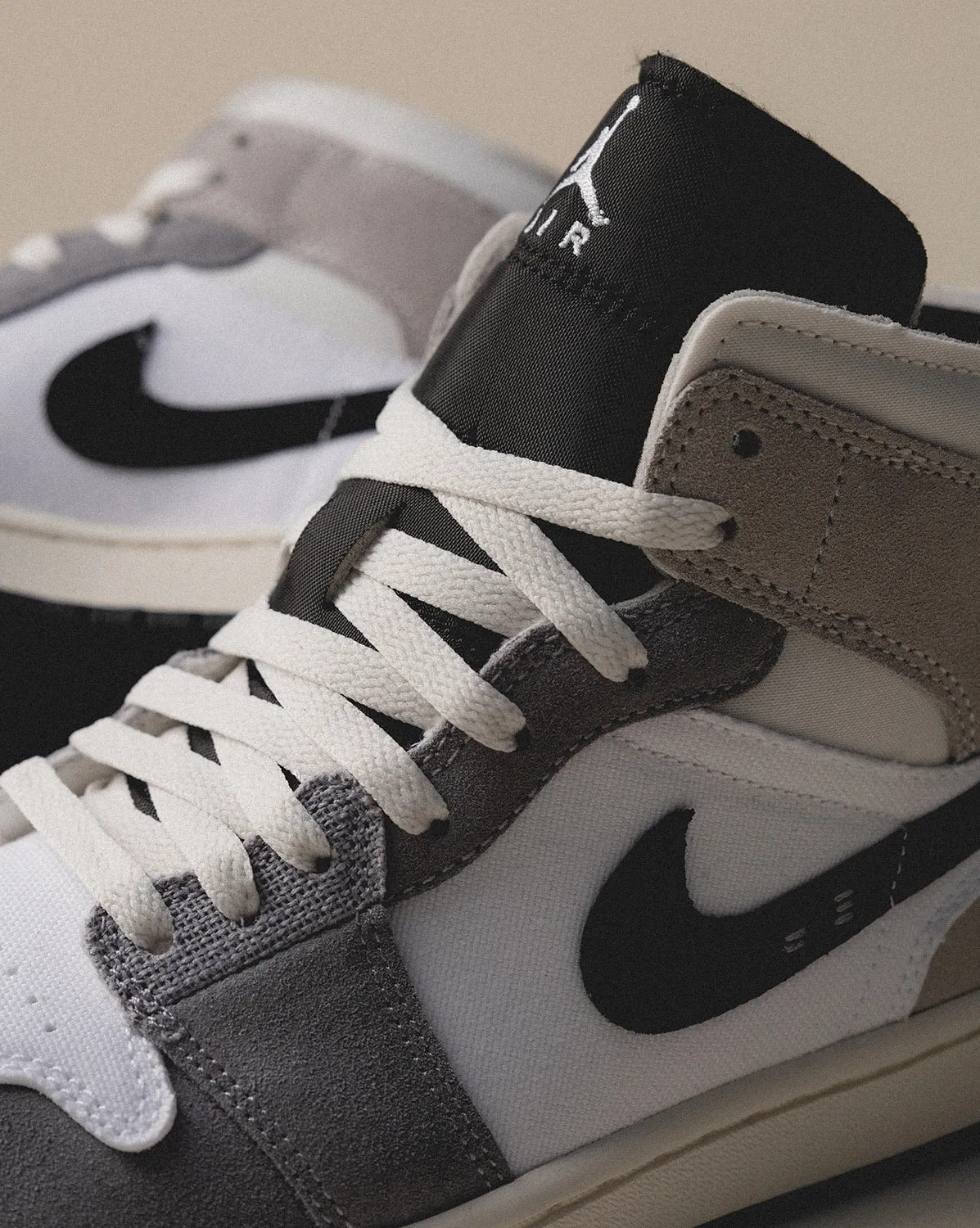 Nike Air Jordan 1 Mid SE Craft *Cement Grey* sold by Asphalt Gold product image thumbnail 5