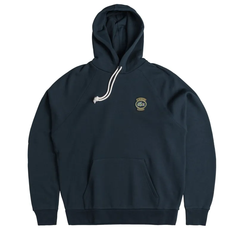 Lacoste Heritage Badge Fleece Hoodie sold by Asphalt Gold