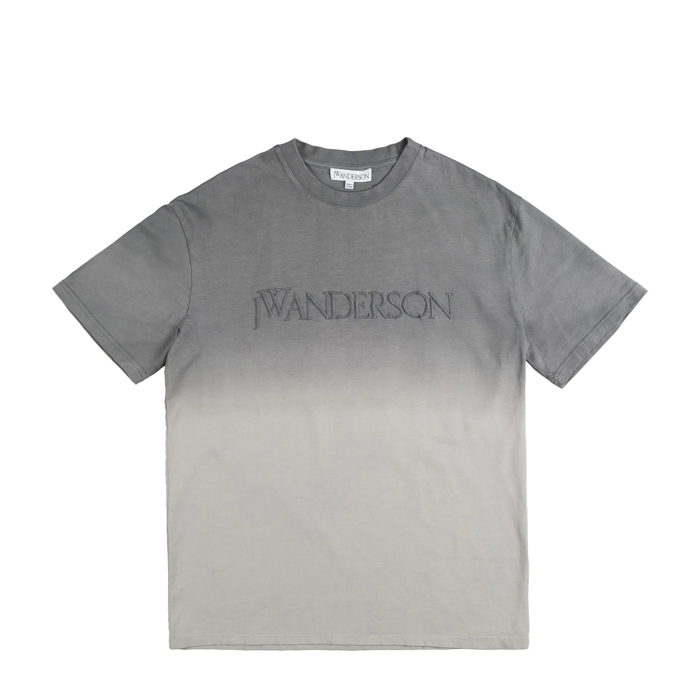 JW Anderson Logo Embroidery Gradient T-Shirt sold by Asphalt Gold