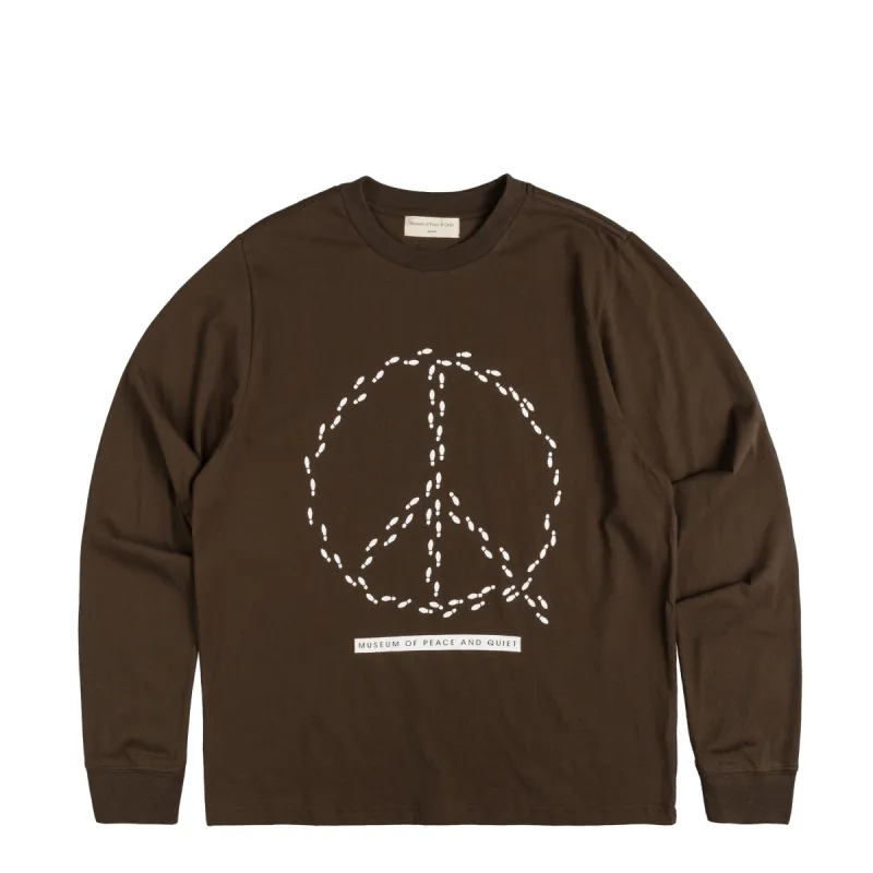 Museum of Peace & Quiet Peaceful Path Longsleeve Shirt sold by Asphalt Gold