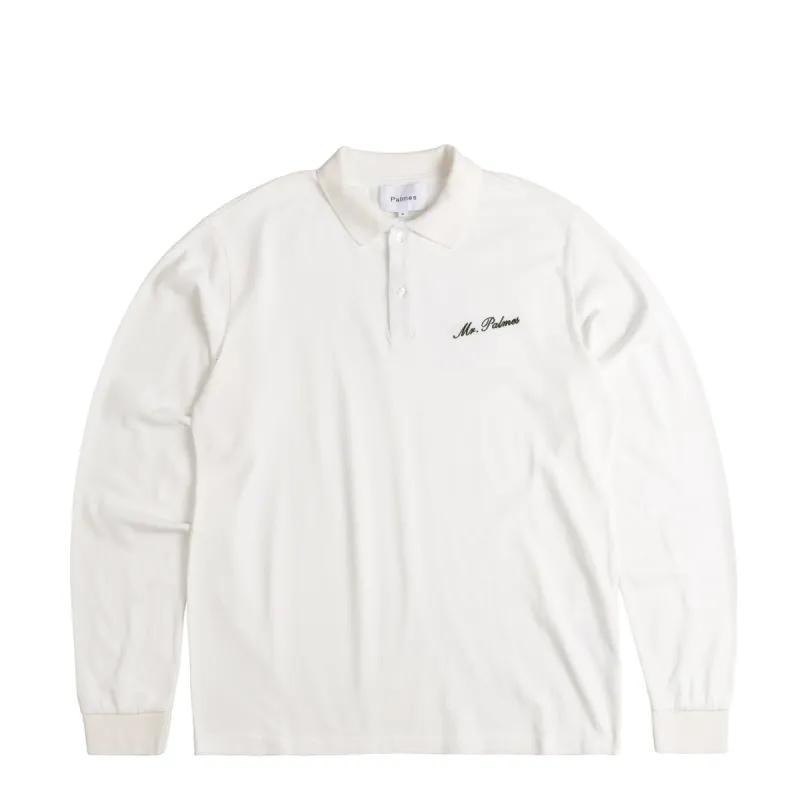 Palmes Mister Longsleeve Polo sold by Asphalt Gold