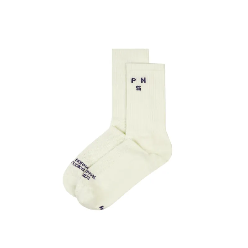 Pas Normal Studios Off-Race Ribbed Socks sold by Asphalt Gold