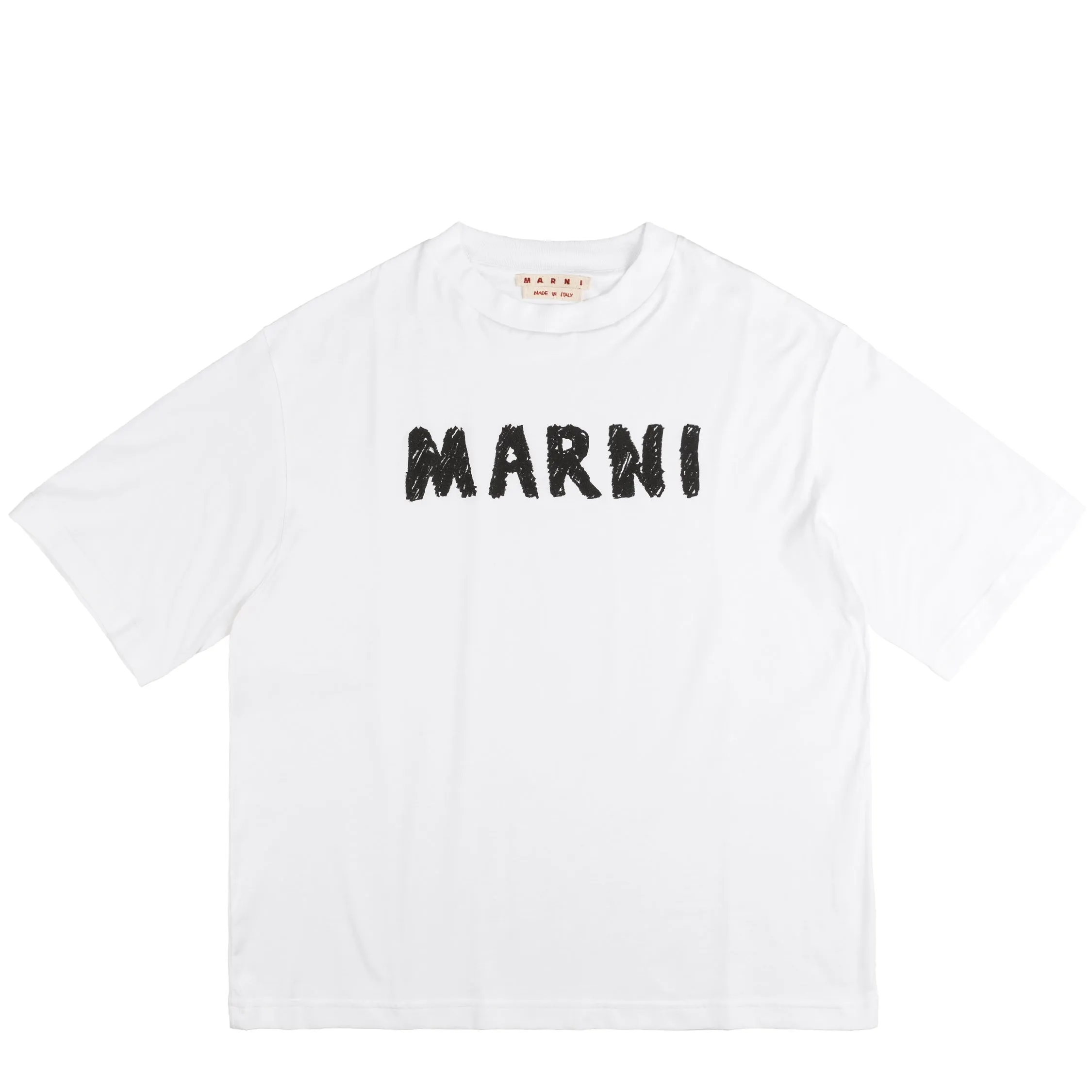 Marni Crayon Logo T-Shirt sold by Asphalt Gold