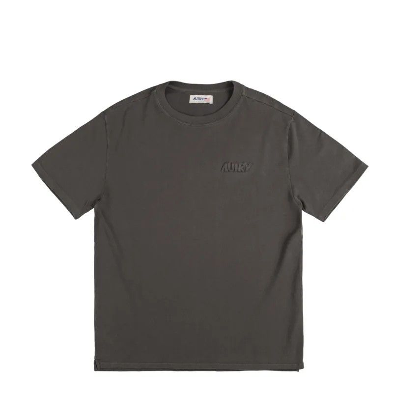 【SALE】LOOSE FIT FADED LOGO T-SHIRT Faded Logo Relaxed Fit T-Shirt in Black | Parallel