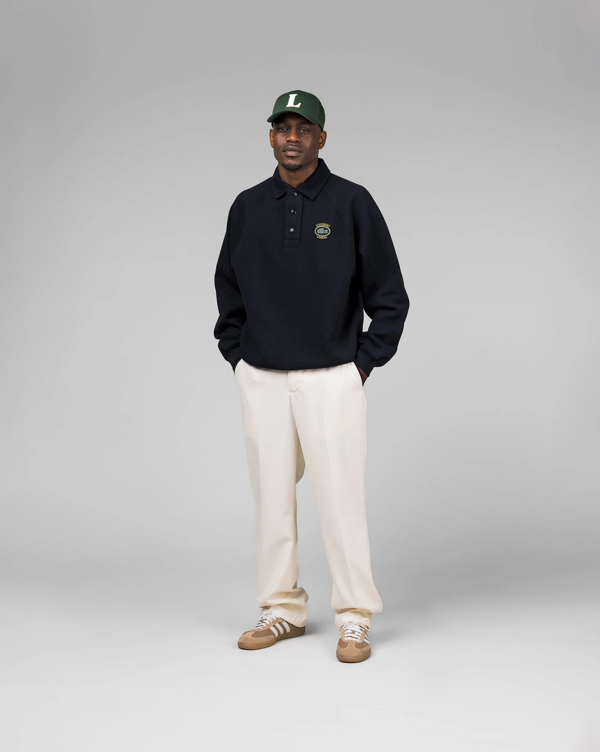Lacoste Loose Fit Pique Jogger Sweatshirt sold by Asphalt Gold product image thumbnail 2