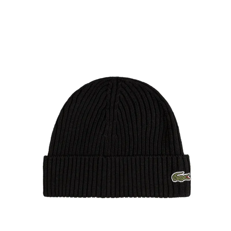 Lacoste Rib Knit Beanie made by Lacoste
