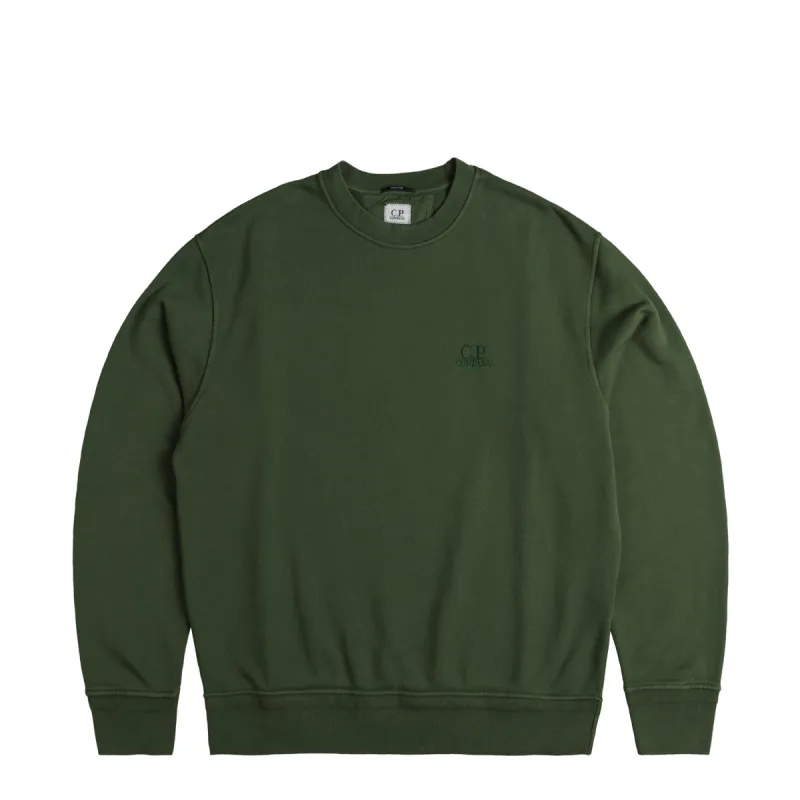 C.P. Company Cotton Diagonal Fleece Logo Sweatshirt sold by Asphalt Gold