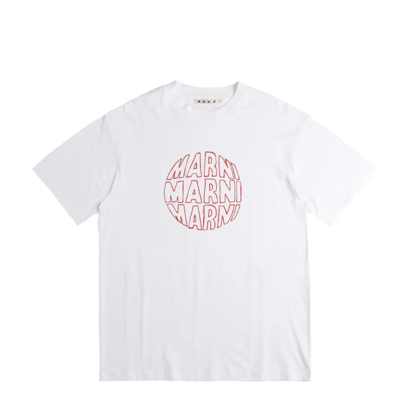 Marni Circular Logo T-Shirt sold by Asphalt Gold