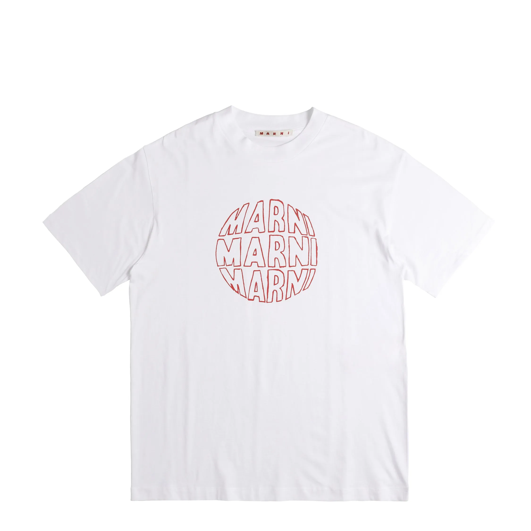 Marni Circular Logo T-Shirt sold by Asphalt Gold