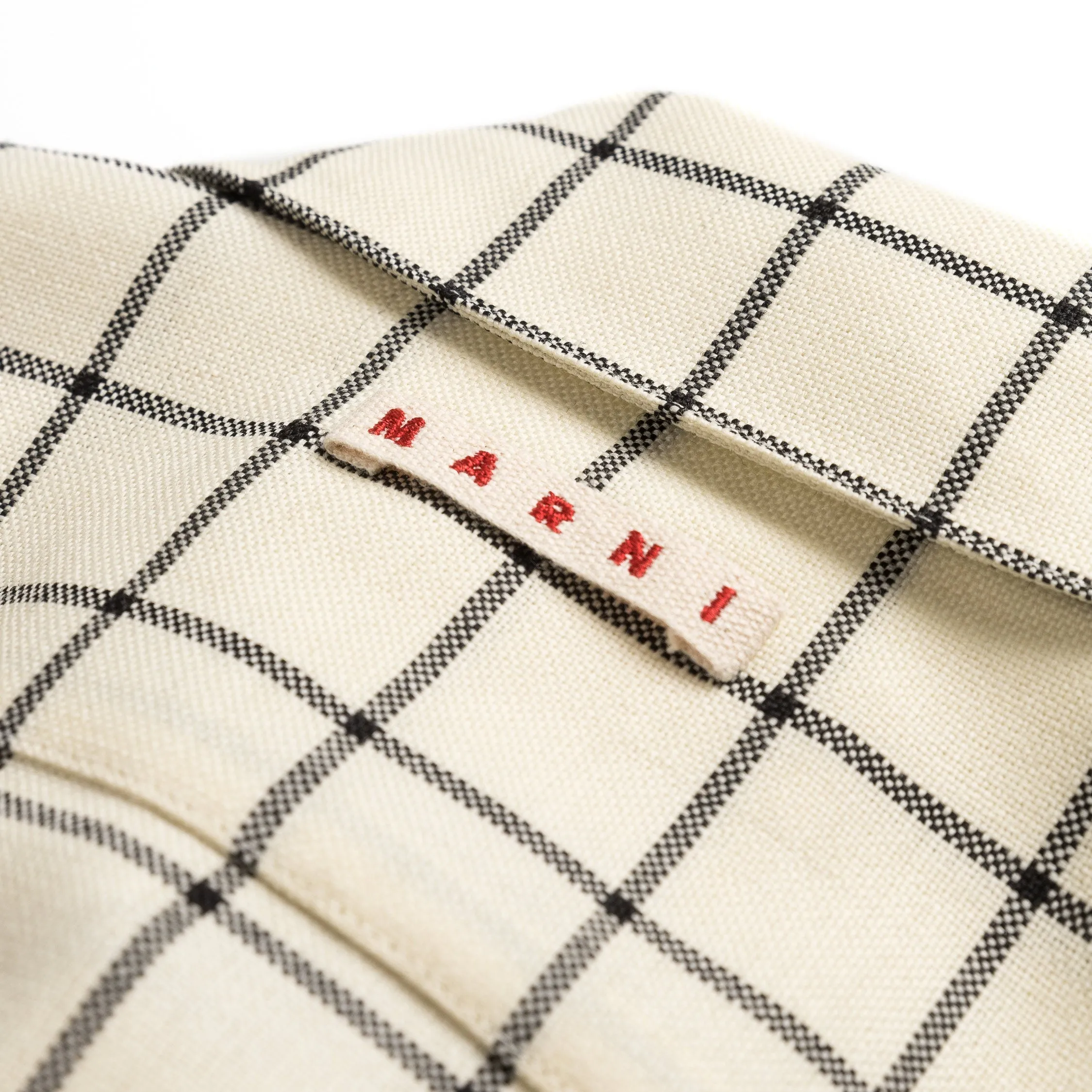 Marni Wool Check Shirt sold by Asphalt Gold product image thumbnail 3