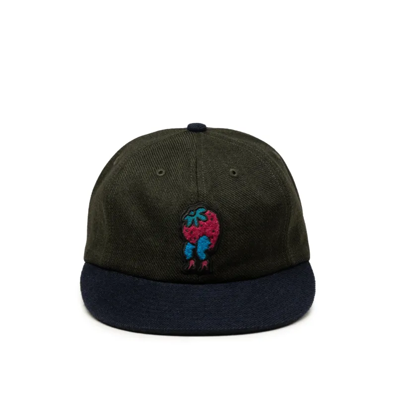 By Parra Stupid Strawberry 6 Panel Hat sold by Asphalt Gold