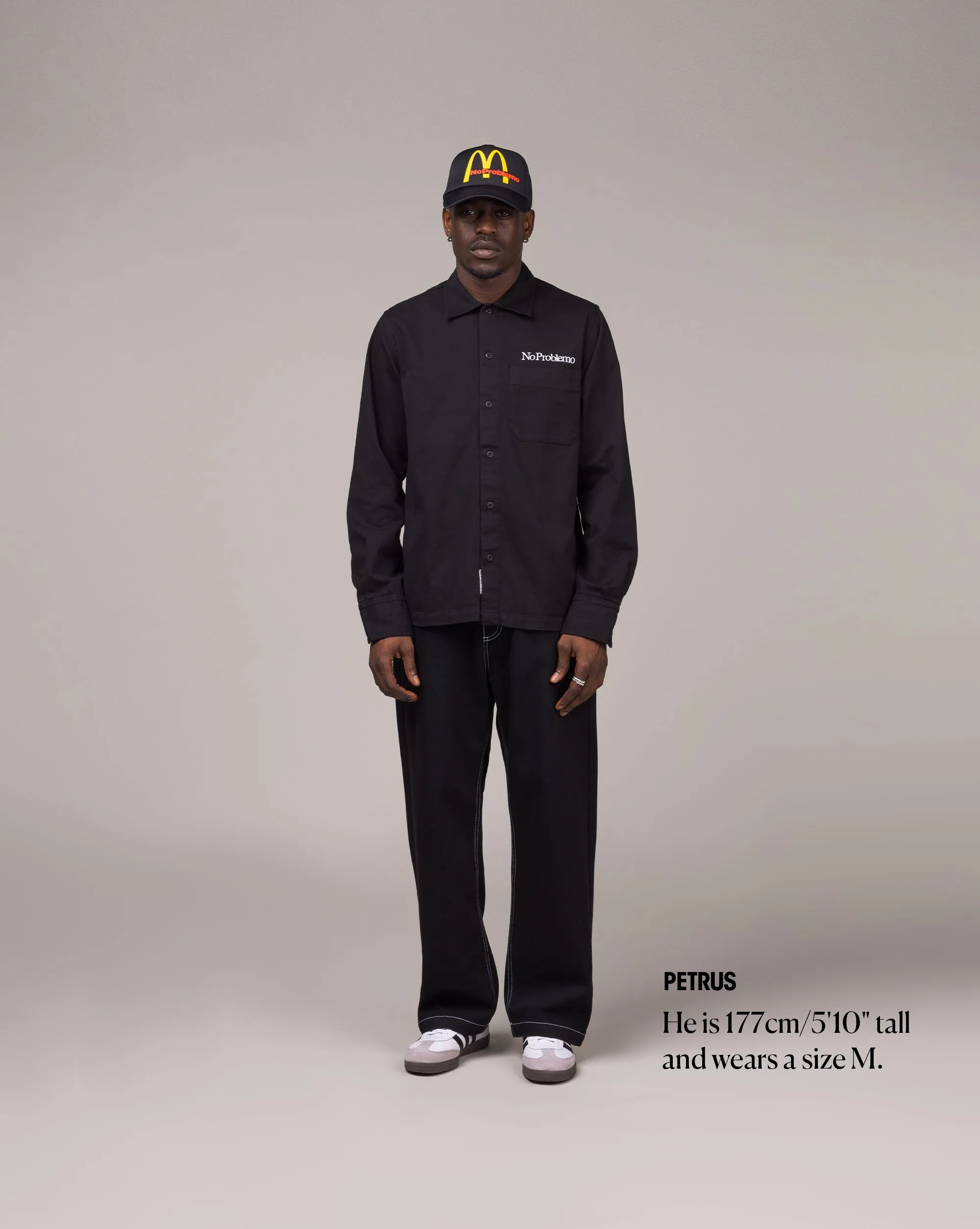 Aries Mini Problemo Long Sleeved Uniform Shirt sold by Asphalt Gold product image thumbnail 2