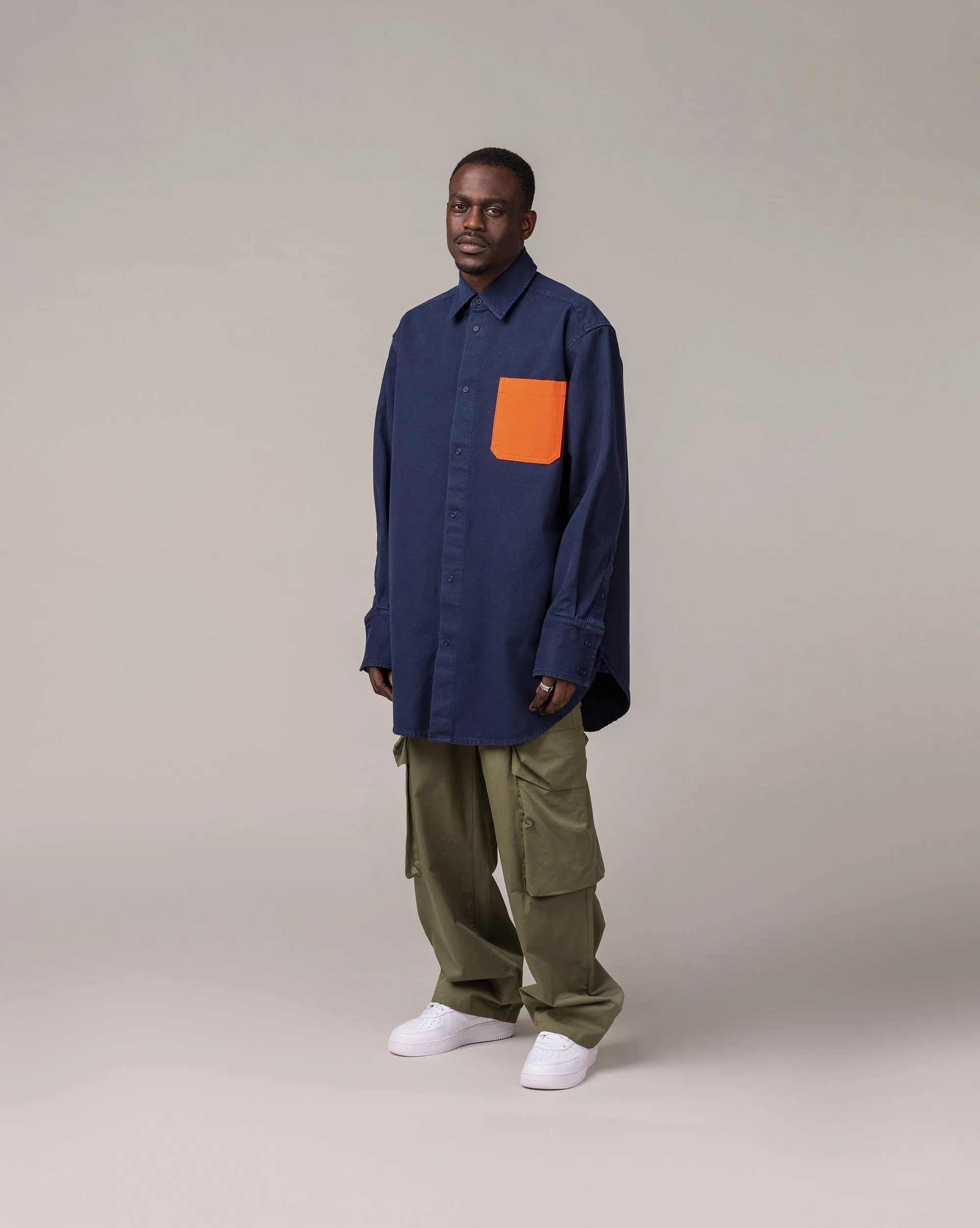 JW Anderson Oversized Contrast Pocket Shirt sold by Asphalt Gold product image thumbnail 2