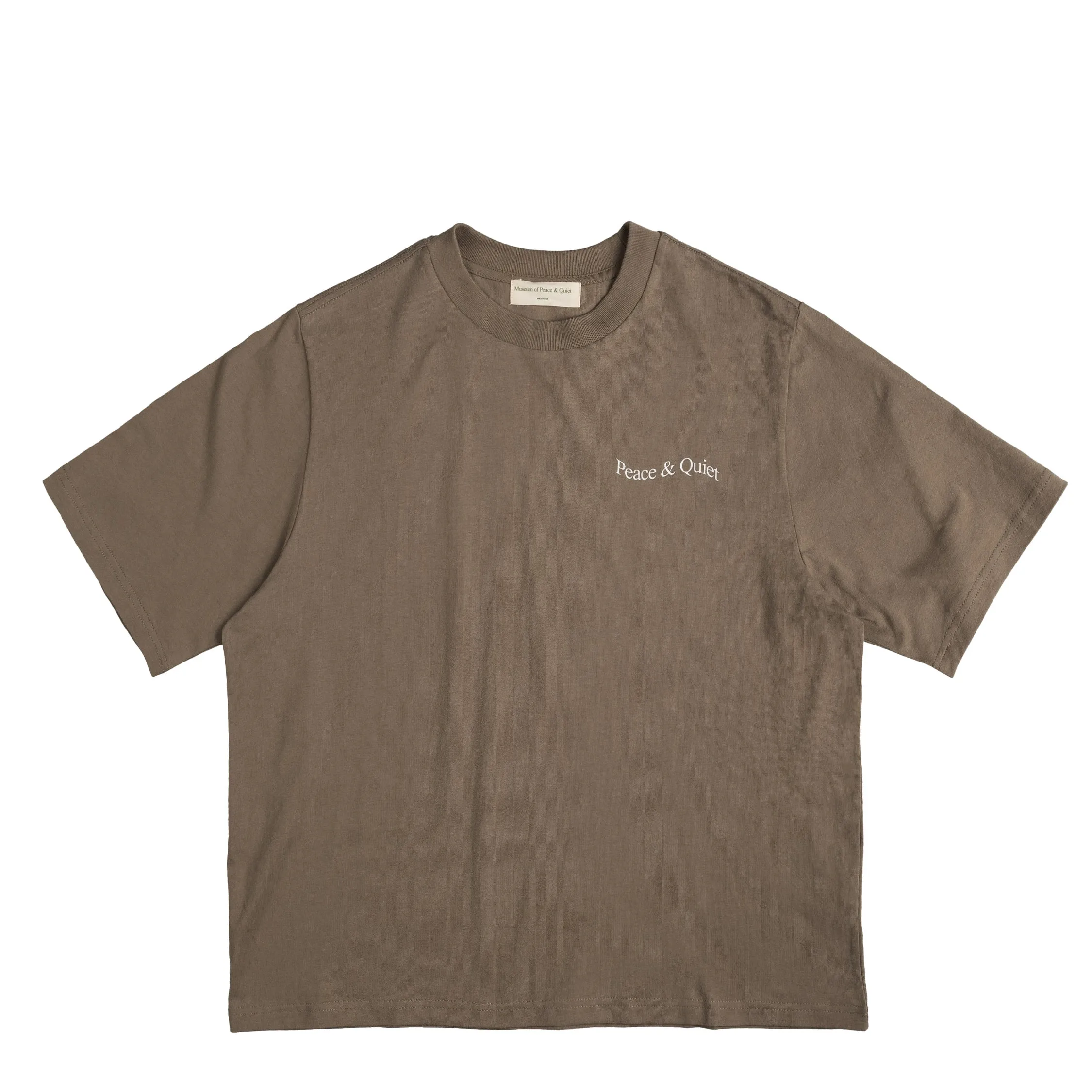 Museum of Peace & Quiet Wordmark T-Shirt sold by Asphalt Gold product image thumbnail 3