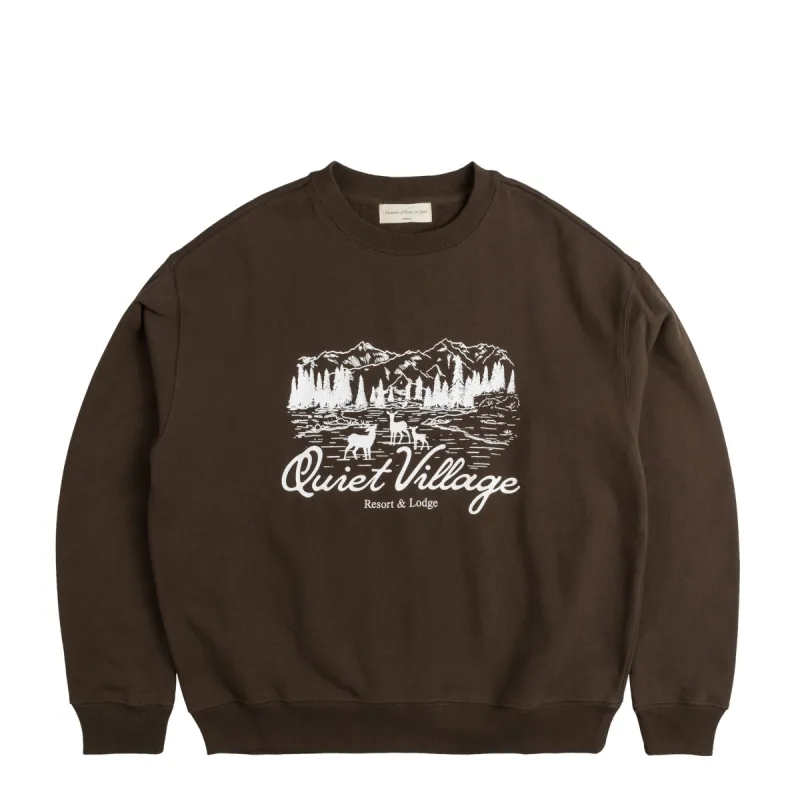 Museum of Peace & Quiet Quiet Village Crewneck sold by Asphalt Gold