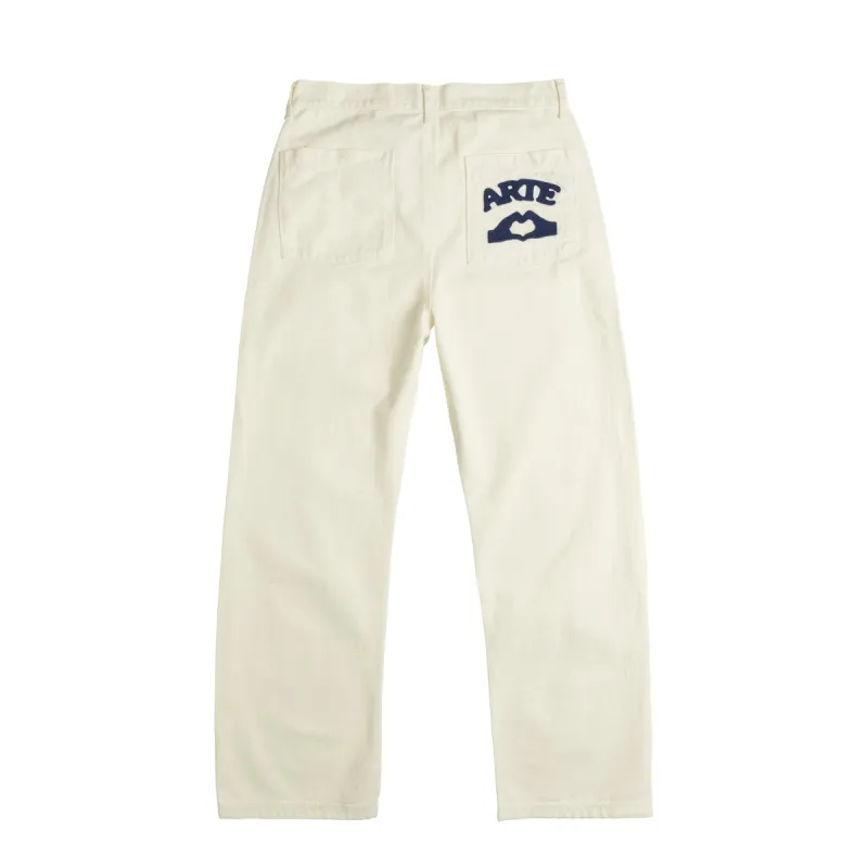 Arte Antwerp Paul Pocket Logo Pants sold by Asphalt Gold