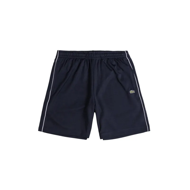 Lacoste Interlock Piqué Contrast Trim Shorts sold by Asphalt Gold