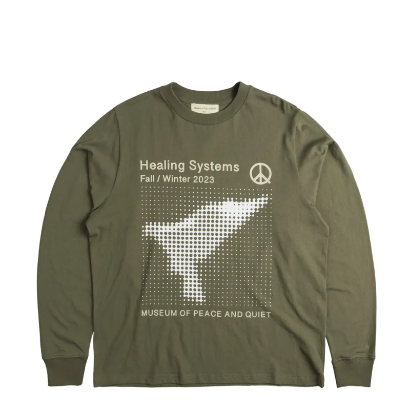 Museum of Peace & Quiet Healing Systems L/S-Shirt sold by Asphalt Gold