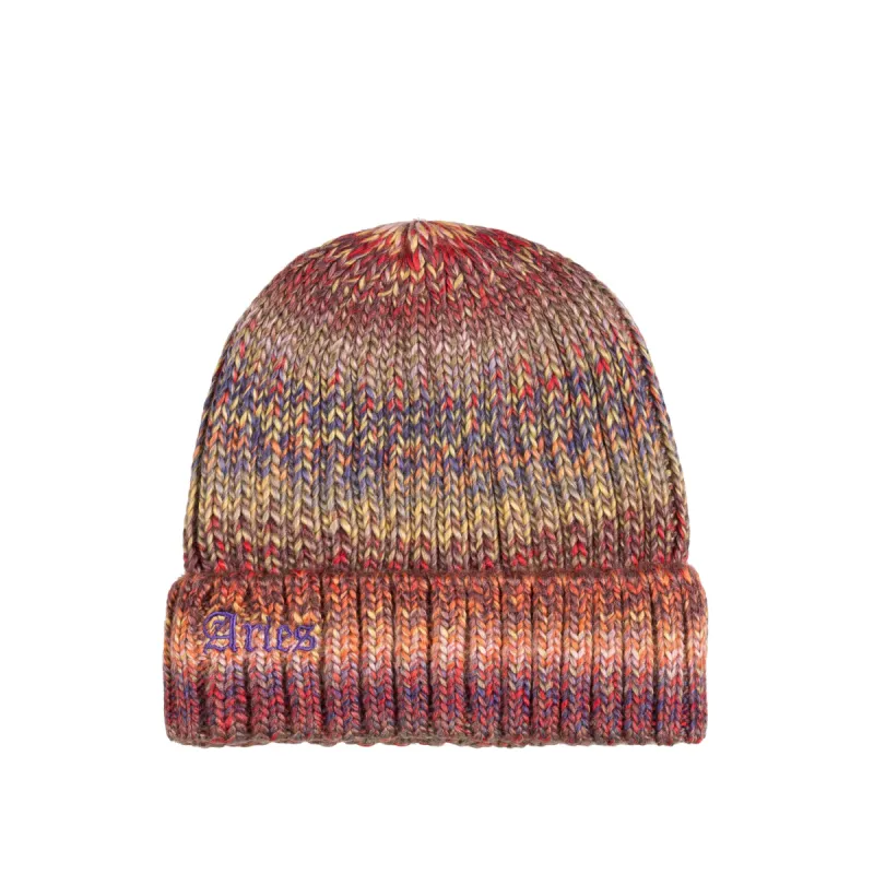 Aries Rib Knit Space Dye Beanie sold by Asphalt Gold